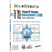 Akm Kitap 11. Sınıf Acil Matematik Maarif Model Konu Özetli Soru Bankası Acil Yayınları