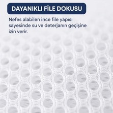Alvenda Home Çamaşır Yıkama Filesi - 40X50 cm - Fermuarlı - Tekrar Kullanılabilir
