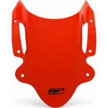 GP Kompozit Triumph Speed Triple 1200 RR 2022-2024 Uyumlu Ön Cam Kırmızı - 40 cm