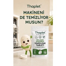 Thaplet Bulaşık Makinesi Temizleme Tableti 6 Aylık Bakım Tableti