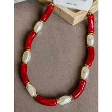 Dore Collection Zr Model Boncuk Detay Kolye
