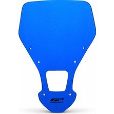 GP Kompozit Honda Africa Twin CRF1000L 2016-2019 Uyumlu Ön Cam Mavi - 49 cm