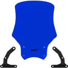 GP Kompozit Honda CB125R / CB250R 2018-2024 Uyumlu Ön Cam Mavi - 49 cm