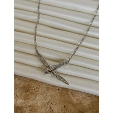 Dore Collection Marka Model Zirkon Taşlı Yılan Zirkon Kolye Viral Fenomen