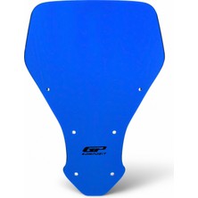 GP Kompozit Honda Africa Twin CRF1100L L1 2020-2023 Uyumlu Baskılı Ön Cam Mavi - 49 cm