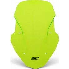 GP Kompozit RKS Reale 125 2022-2026 Uyumlu Ön Cam Yeşil - 50 cm