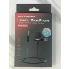 Hadron HD563 Yaka Mikrofonu 3.5mm Kablolu Lavalier Mikrofon – Tiktok Youtube Video & Röportaj