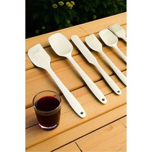iselahome Arvenza Silikon Mutfak Seti 6 Parça Isıya Dayanıklı Spatula Kaşık Fırça Seti