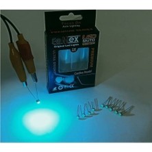 Sm Motors Femex Premium 10'lu Ince Bacaklı Turkuaz Kıl LED 3030 Chipset 1smd Mini LED Ampul