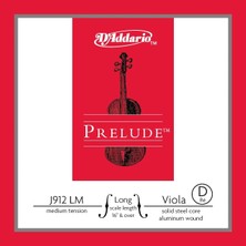 D'addario J912LM Viyola Tek Tel Prelude (16" ve Üstü ) D-(Re) Medium
