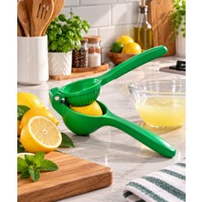 Nishev.com Evini Sev Tasarım Döküm Limon Sıkacağı Yeşil - Dayanıklı Narenciye Sıkacağı