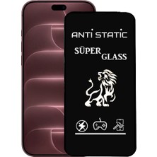 Case World Apple iPhone 18 Promax ile Uyumlu Tam Kaplayan Anti Statik Dayanıklı Süper Cam Ekran Koruyucu
