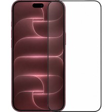 Case World Apple iPhone 18 Promax ile Uyumlu Tam Kaplayan Temperli Ekran Koruyucu Cam
