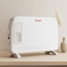 Cotton Soft Konvektör Isıtıcı 2000W (3 Kademe, Ayarlı Termostat) - Büyük Boy