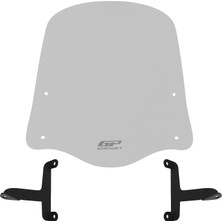 GP Kompozit Scooter Universal Ön Cam Gri - 40 cm