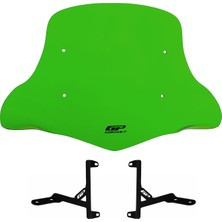 GP Kompozit Scooter Universal Elcikli Ön Cam Yeşil - 42 cm