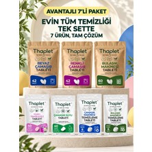 Thaplet Avantajlı Büyük Set - Çamaşır Makinesi ve Bulaşık Makinesi Tabletleri + Makine Bakım Tabletleri + Çamaşır Suyu ve Yüzey Temizleyici Tabletleri