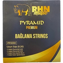Rhn Music RHN PP2030 0.20–0.30 Pyramid İpekli Bamlı Uzun Sap Bağlama Teli Seti