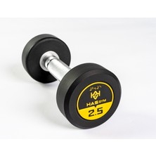 Has Gym Hasgym 2,5 kg Kauçuk Kaplı Profesyonel Olimpik Dumbbell ( Dambıl )