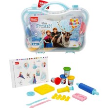 Crafy Oyun Hamur Set Frozen PLSTK.ÇNT.4X50G.20PRÇ.(FRZN) Mv