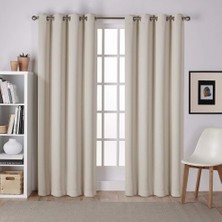 Özel Home Yalıtımlı Karartma Perdesi, Delikli Pencere Panelleri, Saten Kumaş (2'li Set)