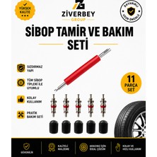Ziverbey Sibop Tamir ve Bakım Seti 11 Parça – Çift Taraflı Sibop Sökme Takma Aparatı 5 Sibop Iğnesi 5 Sibop Kapağı