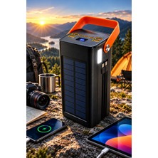 Airstorr PRO-P40 80.000 Mah Solar Powerbank – Fenerli Taşınabilir Kompakt Güç Pd Hızlı Şarj