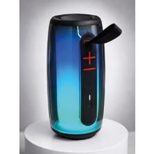 Rgb Işıklı Bluetooth Hoparlör Güçlü Ses Type-C Şarjlı Taşınabilir Kablosuz Speaker - Lisinya