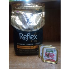 Reflex Plus Hypoallergenıc Yorkshire Terrier Yetişkin Köpek Kuru Mama 2 Kg+2 Adetk Kuzulu&somonlu Köpek Pate Konserve