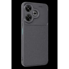 Xiaomi Redmi 13 4g Kılıf Auto Focus Karbon Kapak - Gri