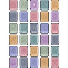 Dekorif 30 Adet Estetik Pastel Motivasyon Sticker Seti - Ajanda Defter Laptop Için