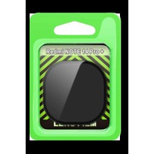 Cotton Soft Xiaomi Redmi Note 14 Pro Plus Raze Metal Kamera Lens - Siyah