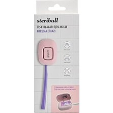 Renas Store Steriball Diş Fırçaları Için Akıllı Koruma Cihazı Diş Fırçası Için - Pembe