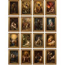 Dekorif William Blake Eserleri 16'lı Sticker Seti Laptop Defter Planlayıcı Etiket