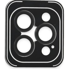 Trend Kapında Joko Apple iPhone 16 Pro Max Pvd Metal Kamera Lens - Siyah