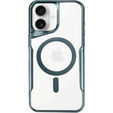 Dorasan Apple iPhone 16 Plus Kılıf Boyi Magsafe Silikon Kapak - Turkuaz