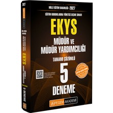 Pegem Akademi Yayıncılık 2027 EKYS MEB Müdür ve Müdür Yardımcılığı 5 Deneme
