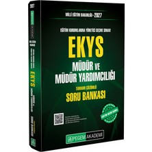 Pegem Akademi Yayıncılık 2027 EKYS MEB Müdür ve Müdür Yardımcılığı Soru Bankası