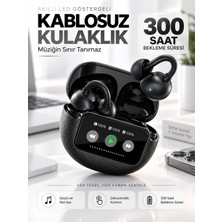 Deanb Ipx4 Su Geçirmez Ows Açık Kulak Kablosuz Kulaklık Bluetooth 6.0 Akıllı LED 300 Saat Bekleme Süresi