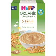 Cotton Soft Organik 5 Tahıllı Tahıl Bazlı Kaşık Maması 200 gr