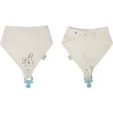 Cotton Soft Emzik Askılı Müslin Önlük 837 Ekru