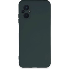 Xiaomi Poco M5 Kılıf Nano Içi Kadife Silikon - Koyu Yeşil