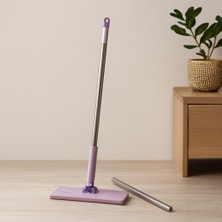 Cotton Soft Otomatik Bez Değiştiren 360° Başlıklı Mop - 115 cm Sap