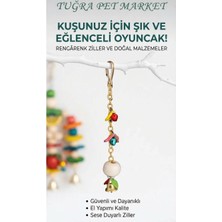 Tuğra Pet Market Muhabbet Kuşu Zilli Kuş Oyuncağı