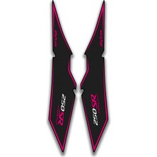 Gp Kompozit Cf Moto 250 Sr 2026 Uyumlu Kanat Grenaj Stickeri Pembe-Karbon