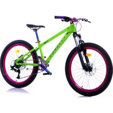 Corelli Jump Up 24 Jant Dirt Jump Bisiklet Yeşil-Mor-Siyah