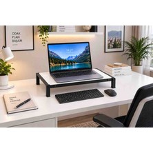Belirtilmemiş Dekoratif Masa Üzeri Leptop Standı Agaç Desen