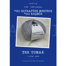 Lana Gatto Vıp Örgü Ipi %80 Extrafine Merinos %20 Kaşmir 50 gr 200 M – VIP-12504