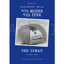 Lana Gatto Silk Mohair Örgü Ipi %75 Moher %25 Ipek 25 gr 212 M – SM-122