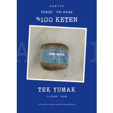 Lana Gatto Fresh Örgü Ipi %100 Keten 50 gr 163 M – FR-8899